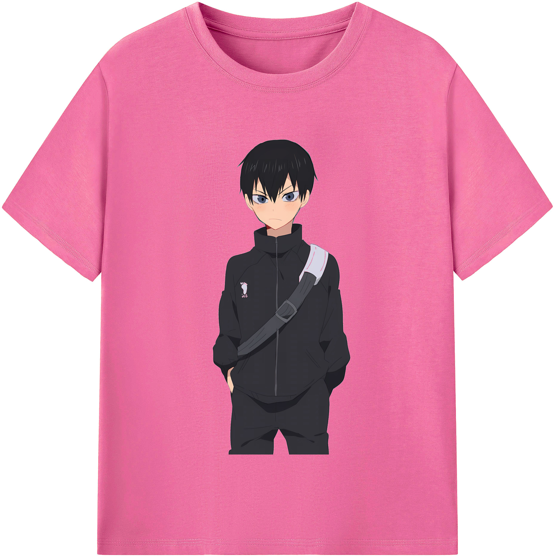 （画像用） ハイキュー!! Haikyu!! レディースカジュアルプリントTシャツ（綿100％）